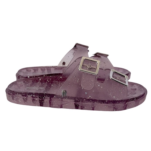 Melissa Shoes - Melissa Jelly Glitter Sandals In Lilac Purple Size 6